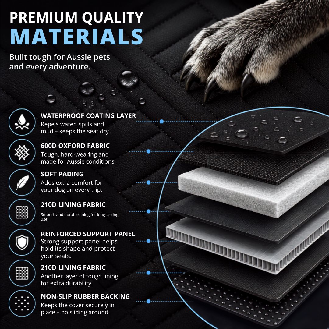 CWDAE™ Hard Base Dog Seat Cover