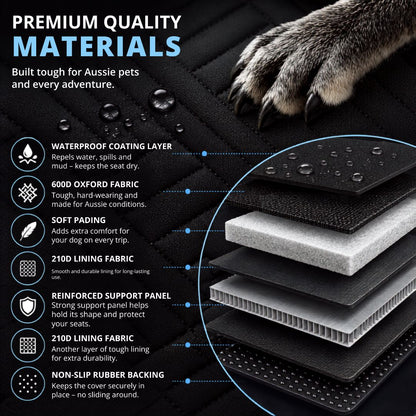 CWDAE™ Hard Base Dog Seat Cover